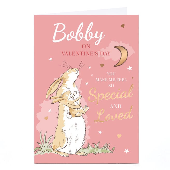 Personalised Guess How Much I Love You Valentine's Day Card - Special and Loved