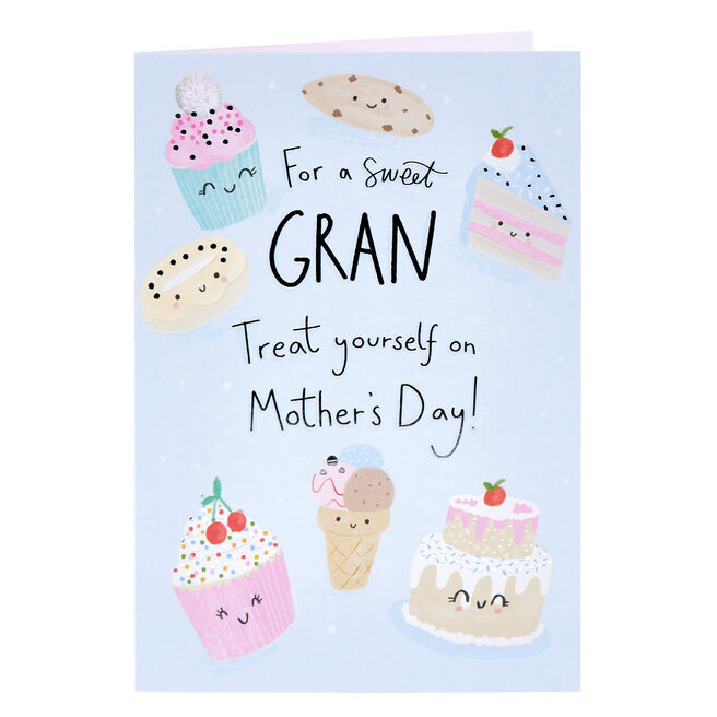 Sweet Gran Treat Yourself Mother's Day Card