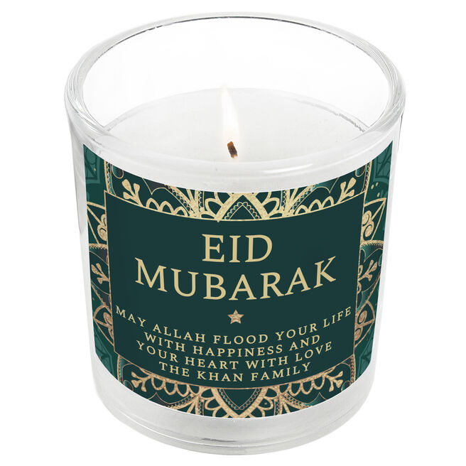 Personalised Eid Jar Candle