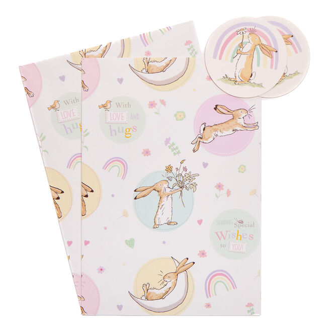 Guess How Much I Love You Wrapping Paper - 2 Sheets & 2 Tags