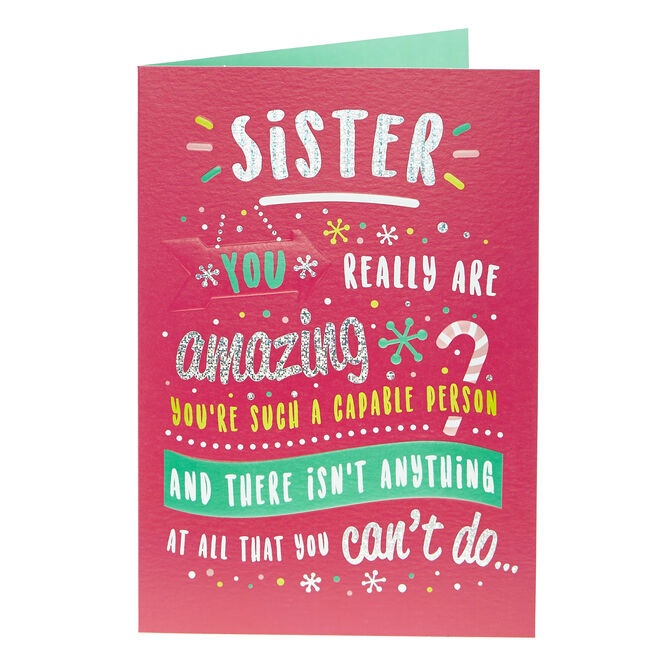 Sister Christmas Cards - Card Factory