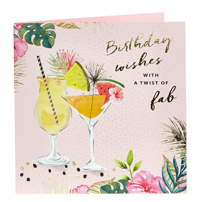 Birthday Card - With A Twist Of Fab