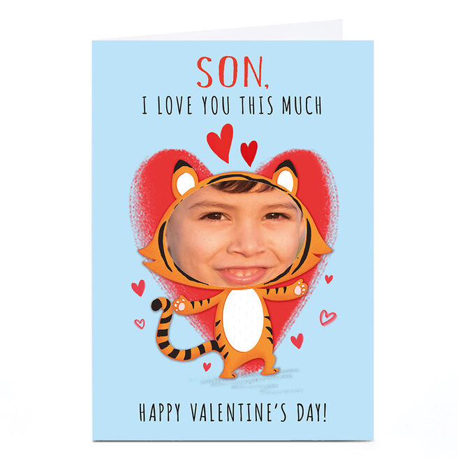 Photo Dalia Clark Valentine's Day Card - Tiger, Son