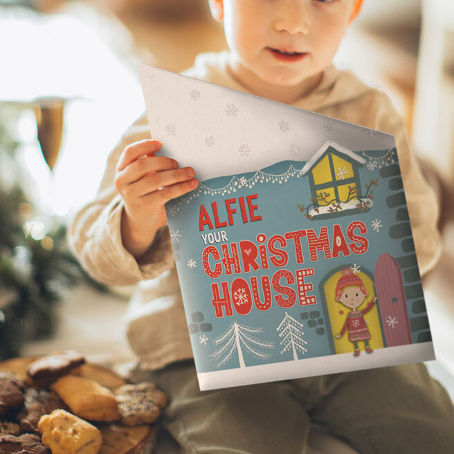 Personalised 'Your Christmas House' Activity Book