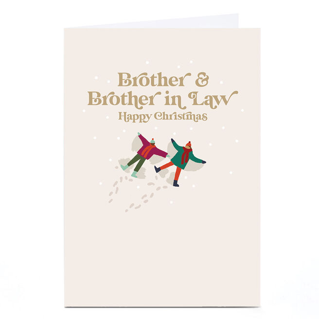 Christmas Card - Brother & Brother In Law