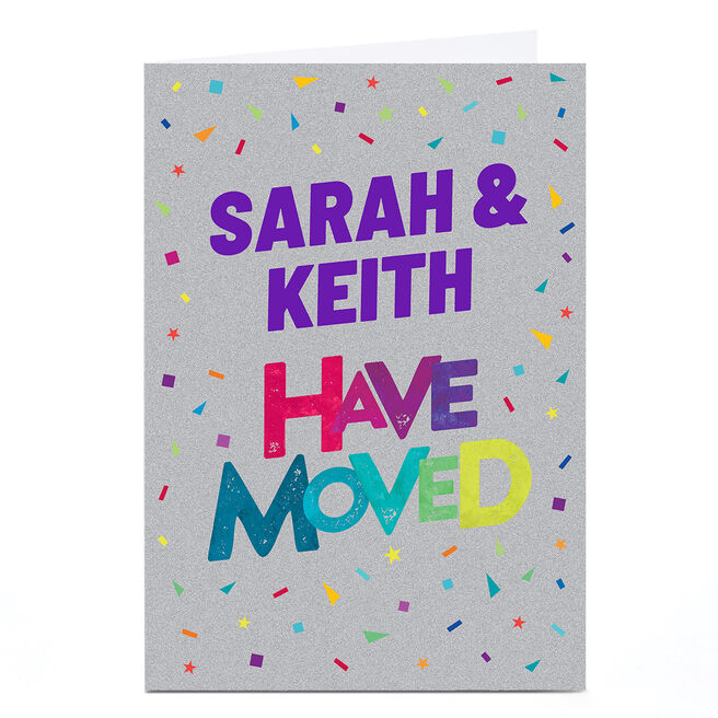 Personalised New Home Card - WeÃ¢â‚¬â„¢ve Moved