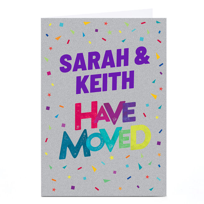 Personalised New Home Card - Weâ€™ve Moved