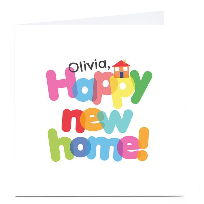 Personalised Rachel Griffin Card - New Home 