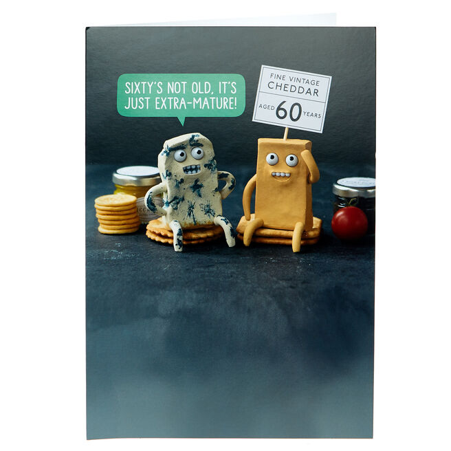 Mungo & Shoddy 60th Birthday Card - Extra-Mature