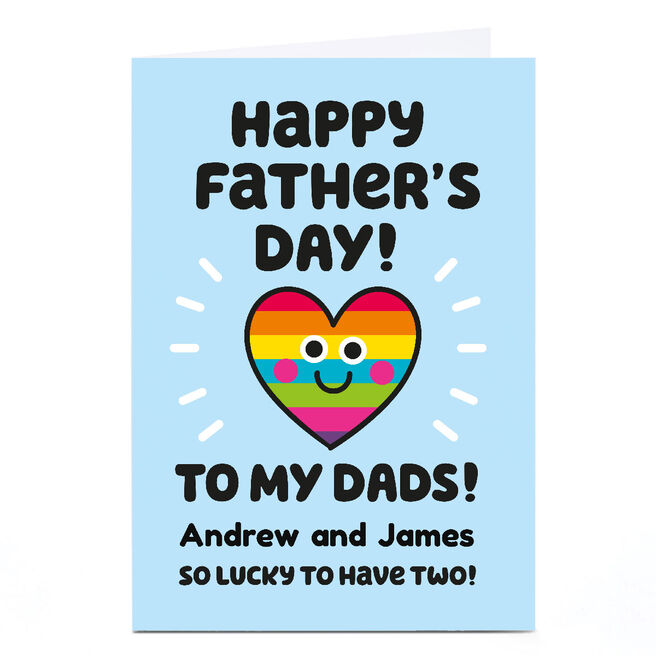 Personalised Hello Munki Father's Day Card - To my Dads
