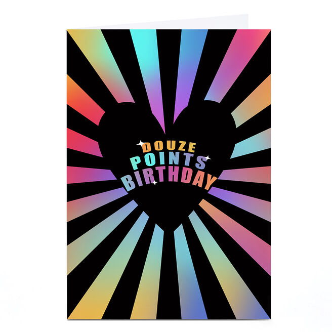 Personalised Birthday Card - Douze Points Birthday