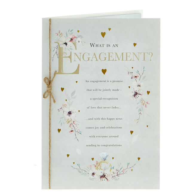 Engagement Card - What Is An Engagement?
