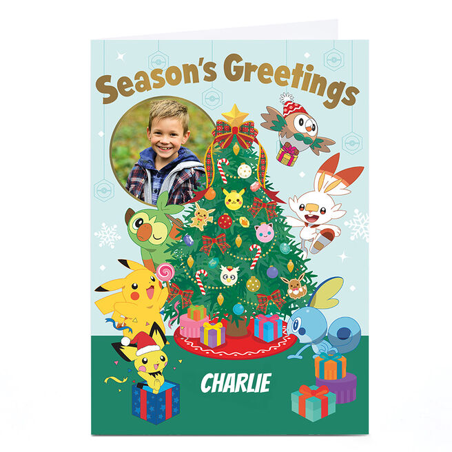 Photo Pokemon Christmas Card - Christmas Tree