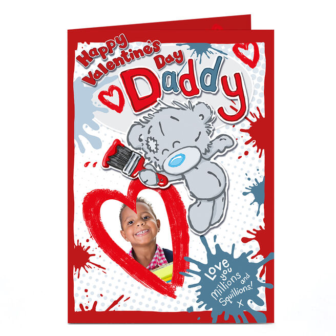 Personalised Tatty Teddy Valentine's Day Card - Daddy