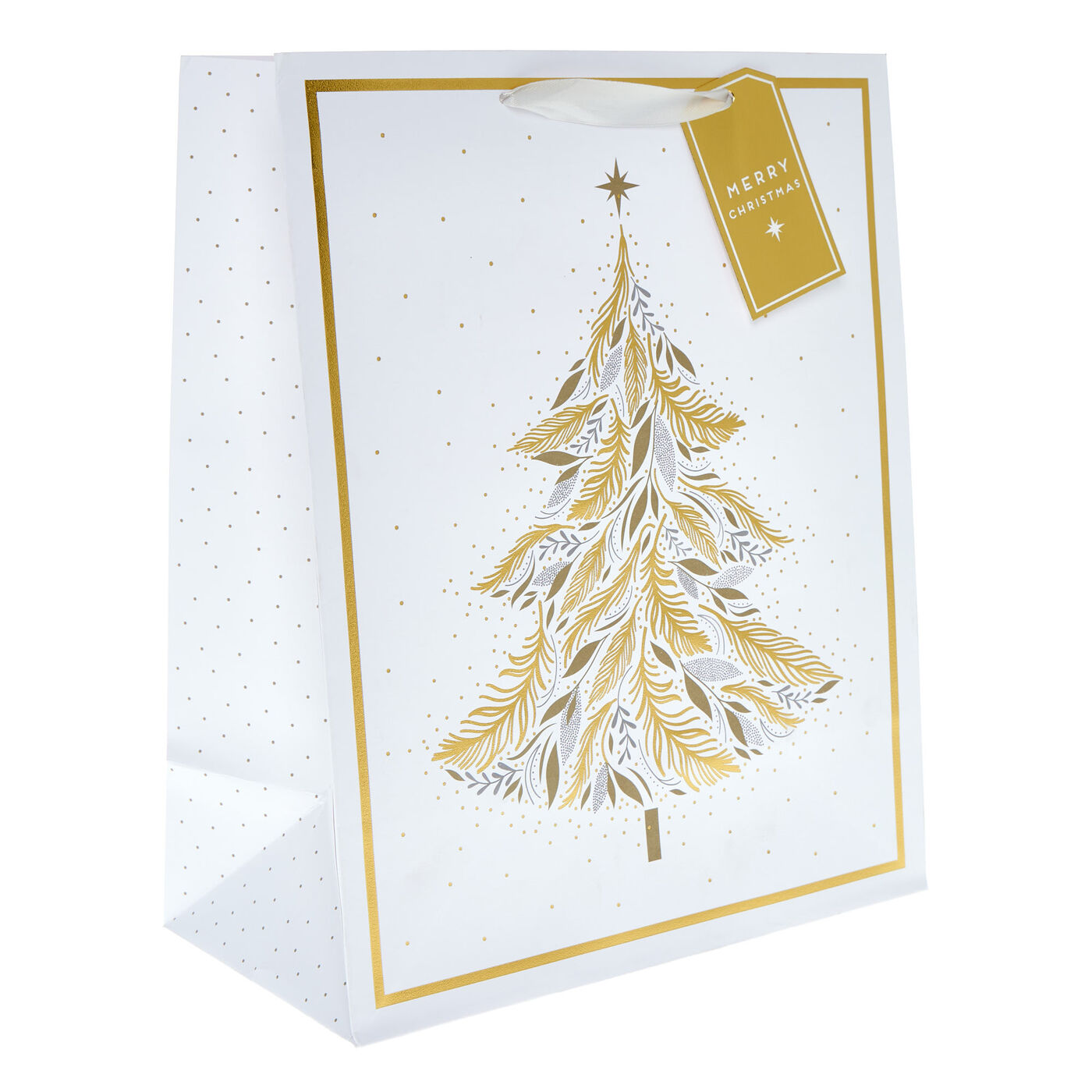 Buy Large Portrait Foliage Tree Christmas Gift Bag for GBP 1.49 Card