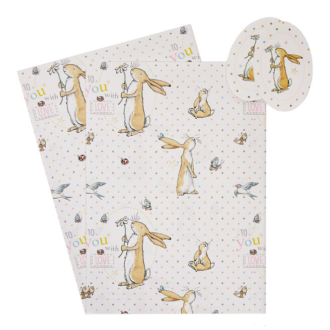 Guess How Much I Love You Wrapping Paper & Gift Tags - Pack Of 2 