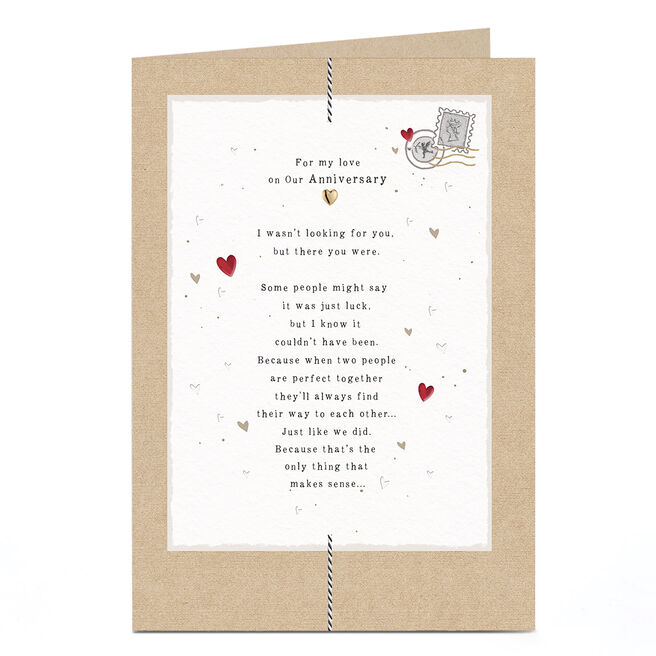 Anniversary Card - There You were