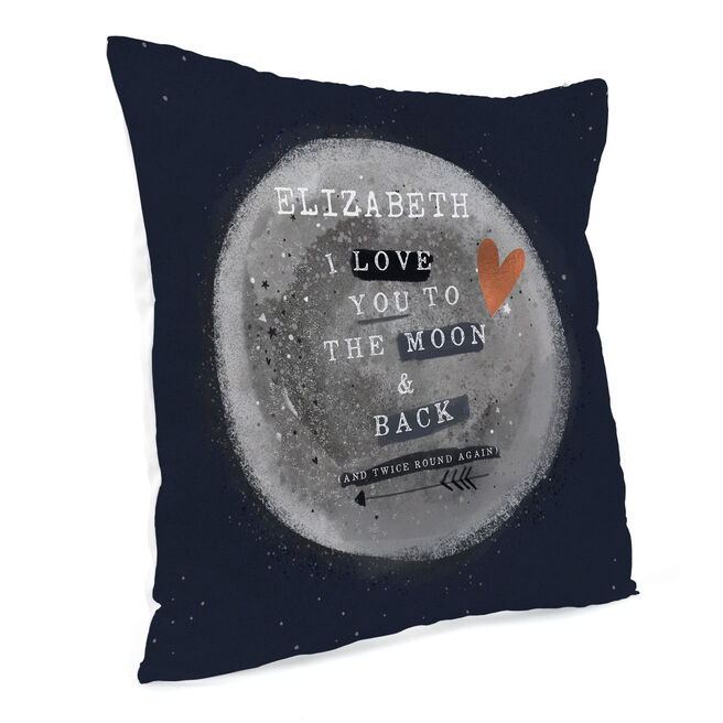 Personalised Cushion - To The Moon & Back