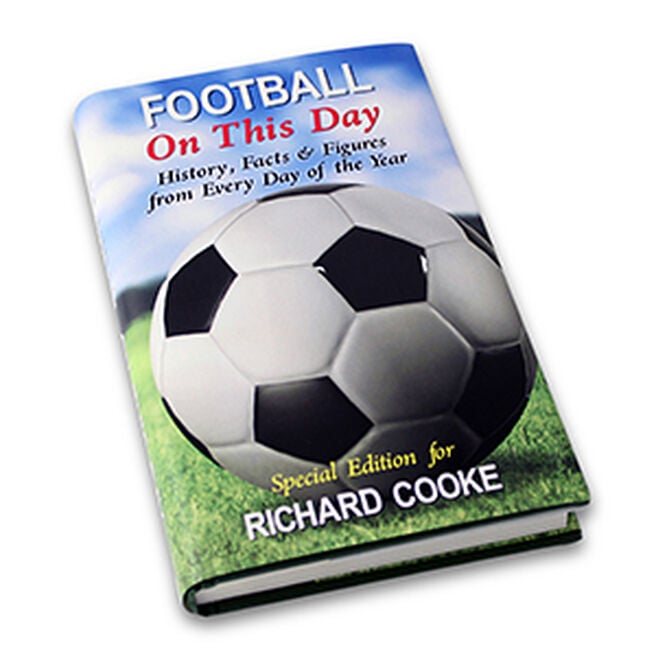 Personalised Football 'On This Day' Book