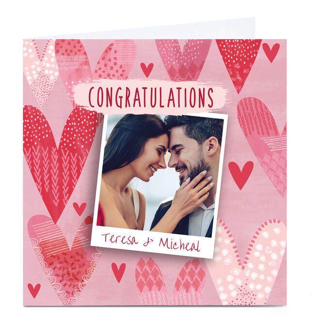Personalised Emma Isaacs Photo Card - Congratulations 