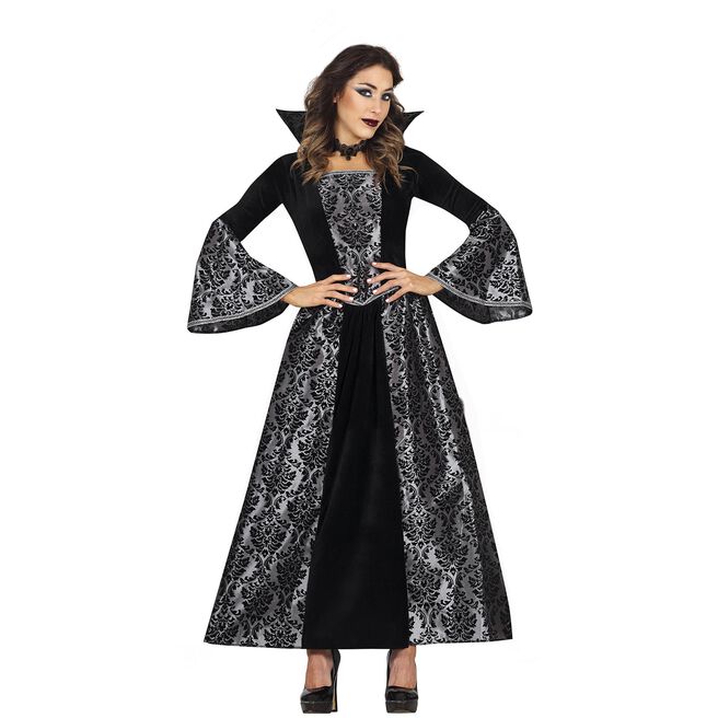 Silver Vampire Ladies' Adult Fancy Dress Costume