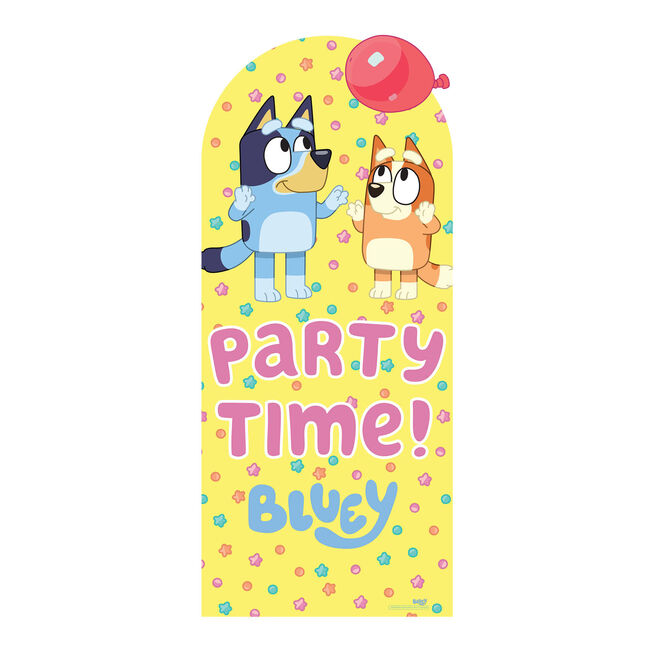Bluey & Bingo Party Time Large Backdrop Cardboard Cutout