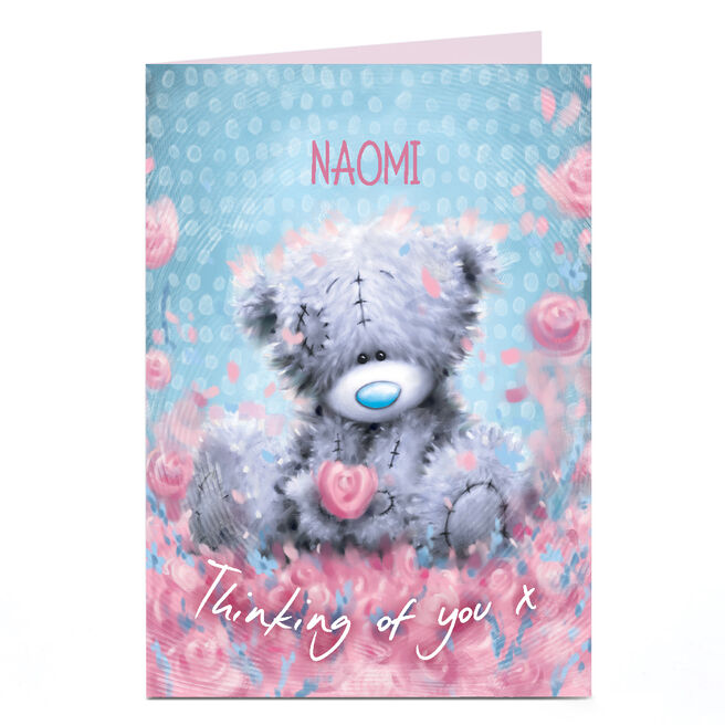 Personalised Tatty Teddy Any Occasion Card - Thinking of You, Any Name