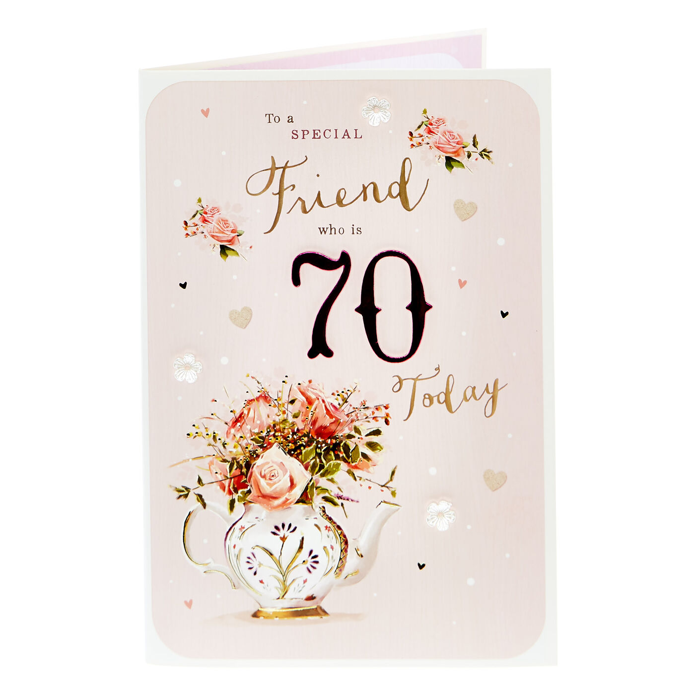 70th Birthday Wishes For A Special Friend Buy 70Th Birthday Card - To A Special Friend For Gbp 1.29 | Card Factory Uk