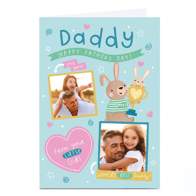Photo Jess Moorhouse Father's Day Card - Daddy From Your Little Girl