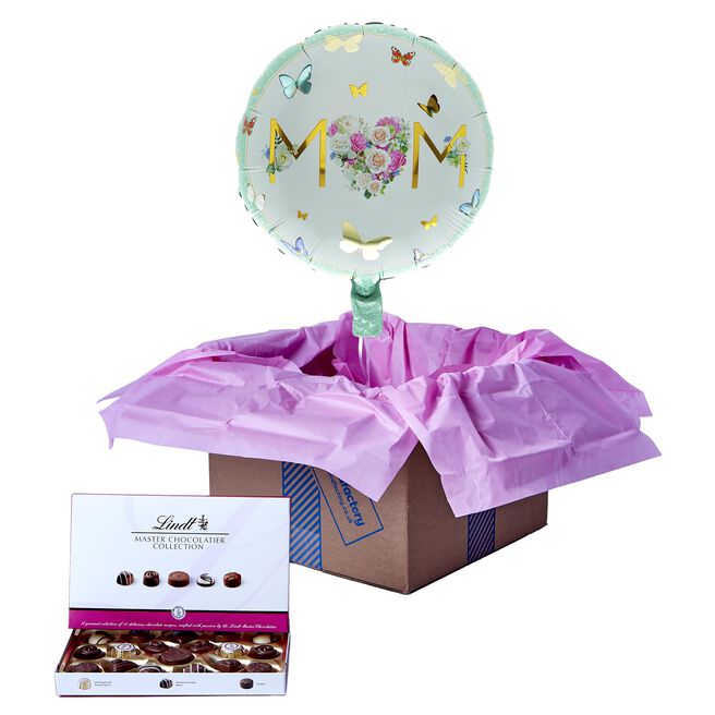 Amazing Mum Balloon & Lindt Chocolates - FREE GIFT CARD!