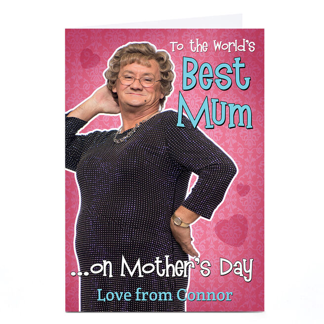 Personalised Mrs. Brown's Boys Mother's Day Card - Best Mum
