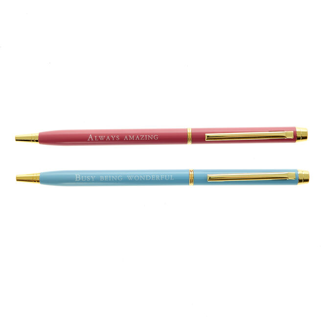 Wonderful Mum Set of 2 Pens, Wonderful Mum Set of 2 Pens