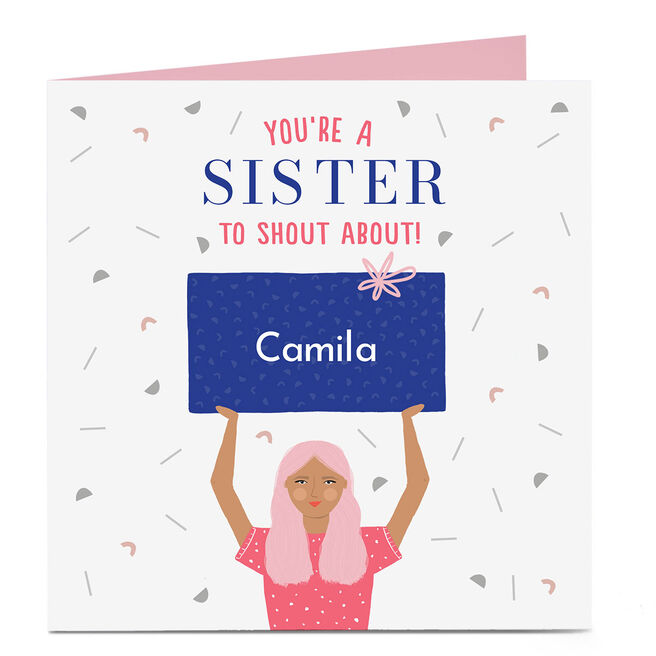 Personalised Birthday Card - To Shout About!