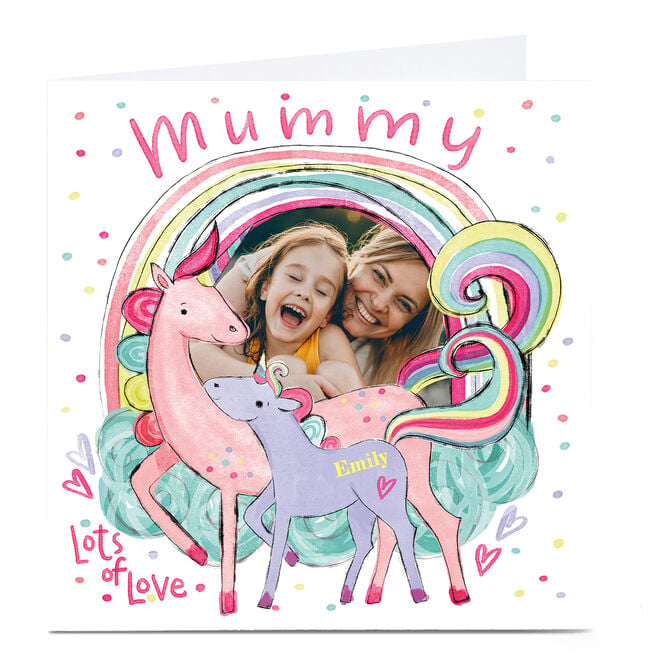 Photo Emma Valenghi Mother's Day Card - Unicorn