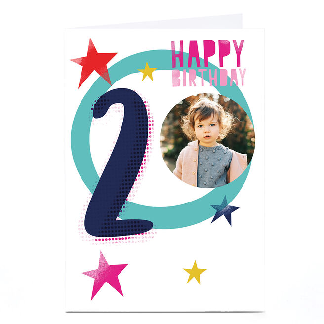 Photo Hello Munki 2nd Birthday Card 