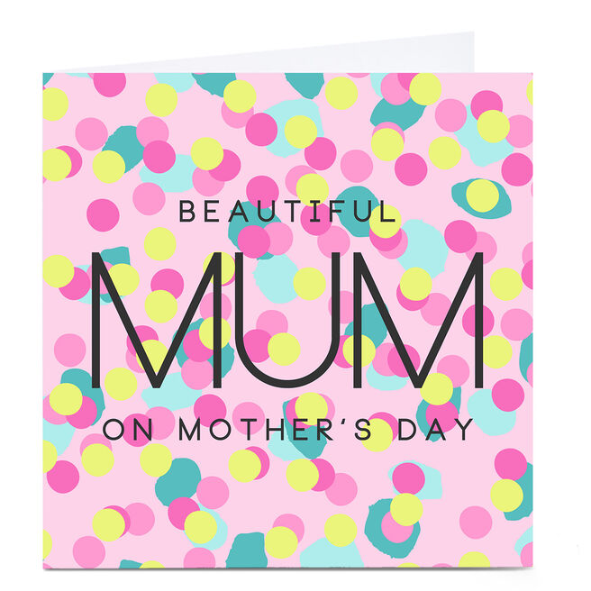 Personalised Rachel Griffin Mother's Day Card - Beautiful Mum