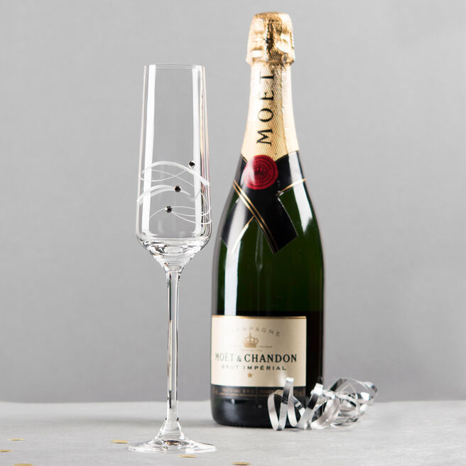 Spiral Champagne Flutes - Set of 2