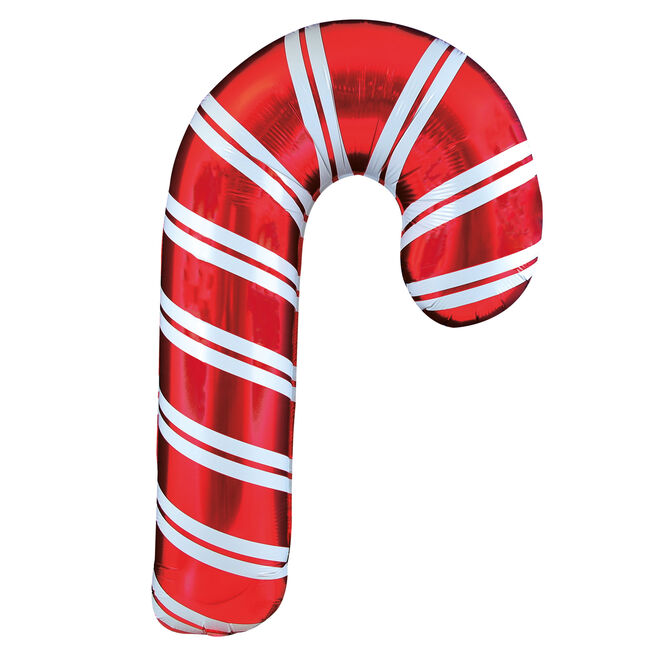 24-Inch Candy Cane Foil Helium Balloon