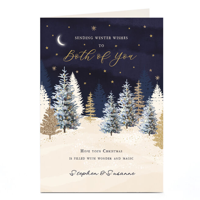 Personalised Christmas Card - Both of You