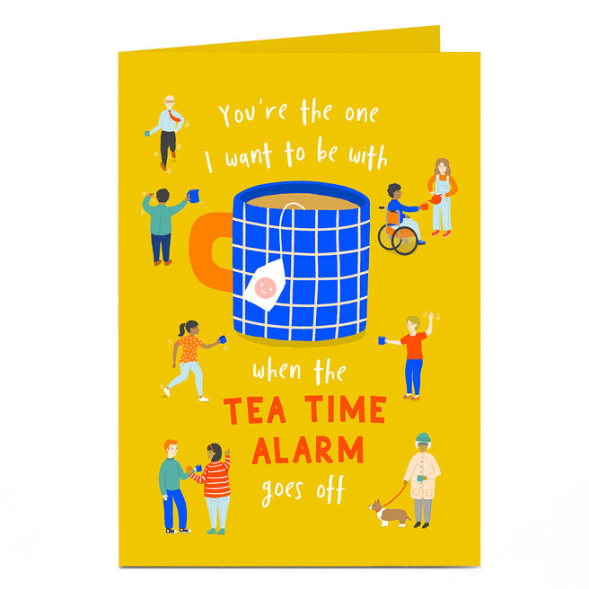 Personalised Card - Teatime Alarm