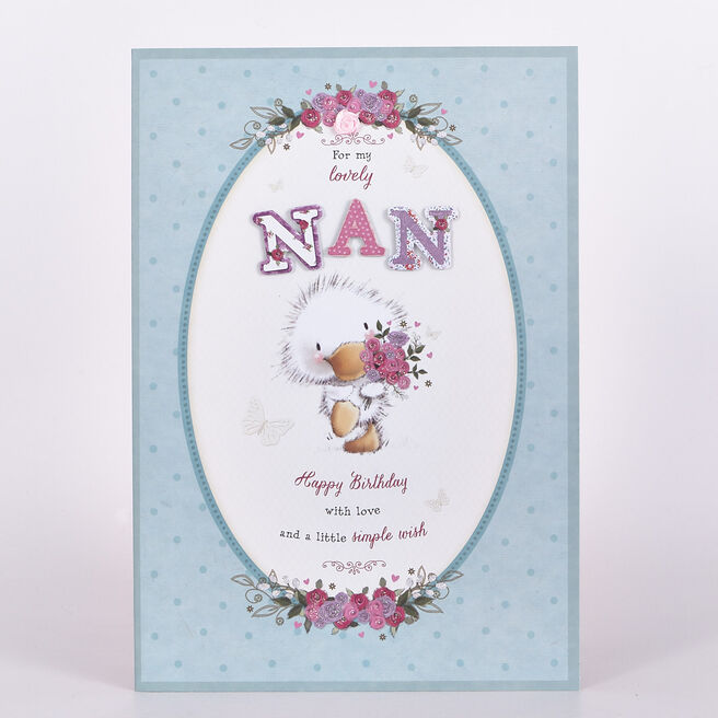 Signature Collection Birthday Card - Nan, Duck