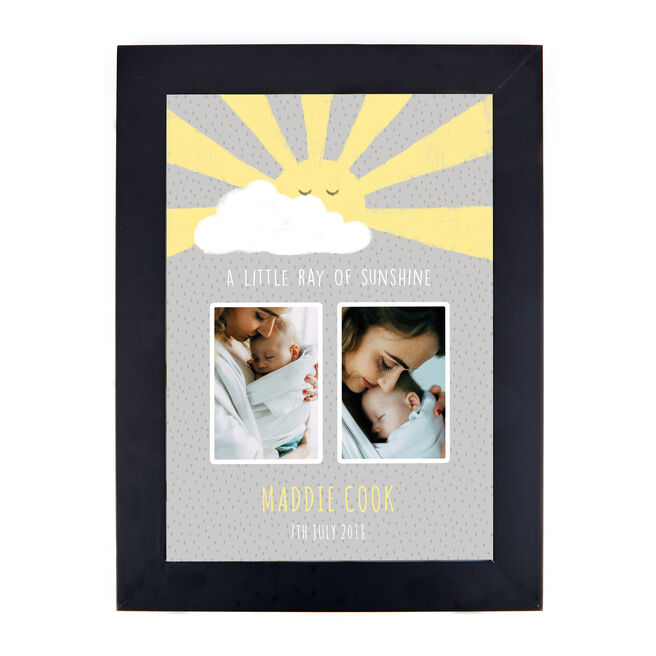 Personalised Photo Print - Little Ray Of Sunshine