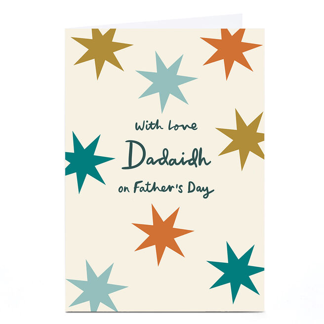 Father's Day Card - With Love Dadaidh