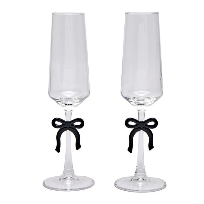 To The Happy Couple Champagne Flutes