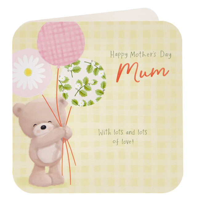 Mum Hugs & Love Mother's Day Card
