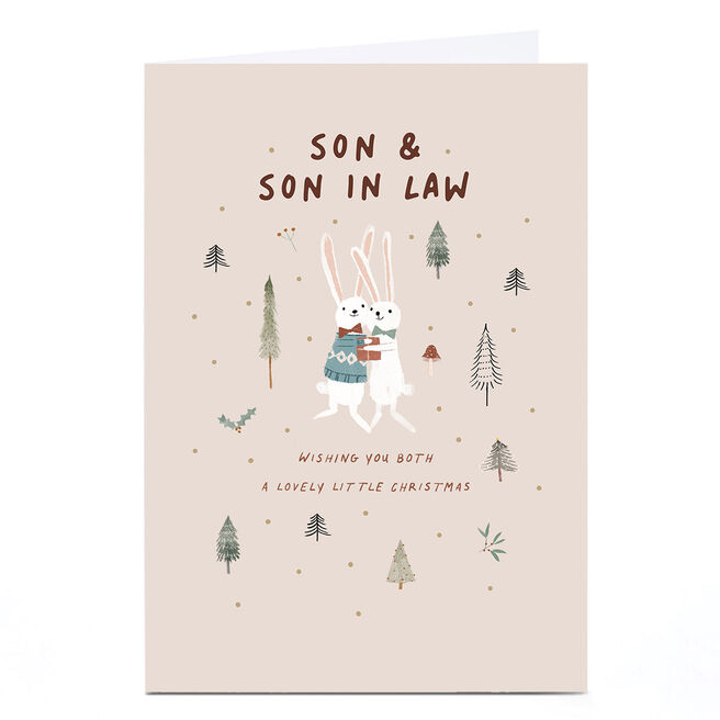 Christmas Card - Son & Son In Law