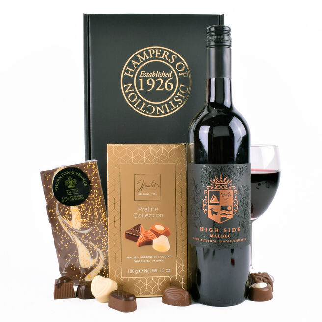 Red Wine & Chocolates Hamper