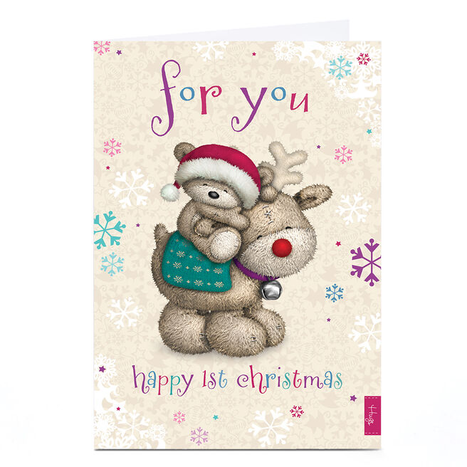 Personalised Christmas Card - HUGS - For You