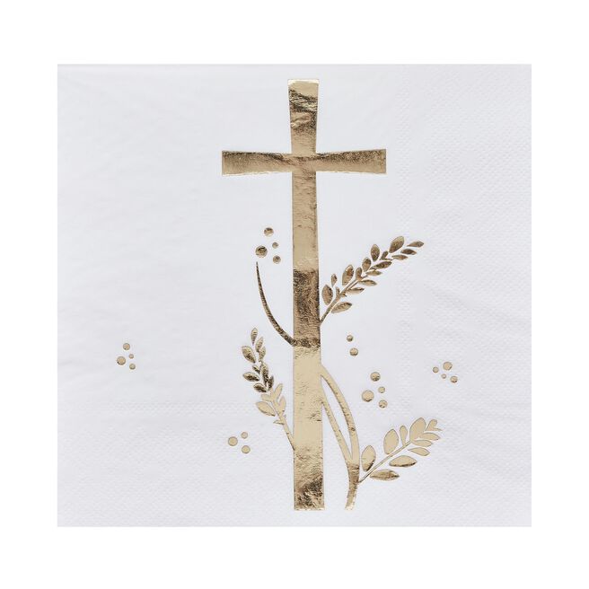 Communion Paper Napkins - Pack of 16