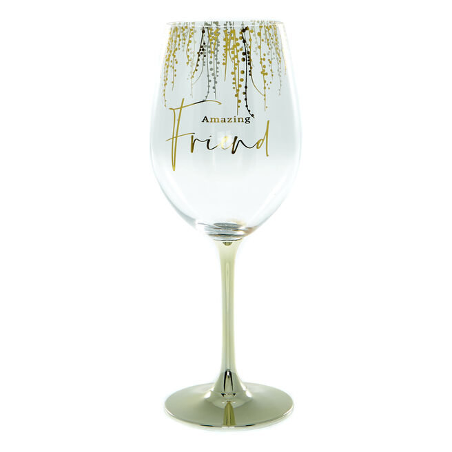 Amazing Friend Wine Glass 